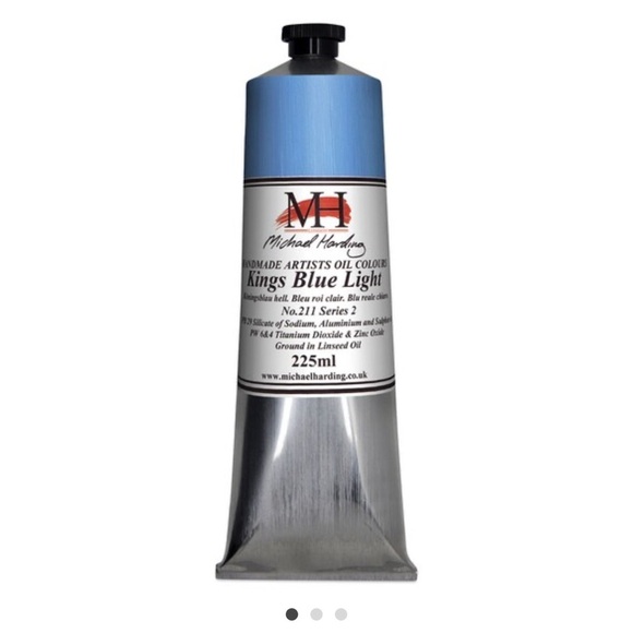 Michael Harding Artists Oil Color - Kings Blue Light, 225 ml tube - Picture 5 of 5